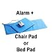 Pressure Sensitive Patient Alarm System - 10" x 15" Chair Pad with Reset Button Alarm