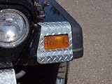 Fender Rock Protector, Front Diamond Plate - Warrior 1997-2006 Jeep Wrangler TJ # 91602
