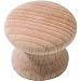 Laurey Co 33201 1" Wood Mushroom Knob