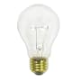 Incandescent Light Bulb, Long Life A-19, 10,000 Hours, 75 Watt, Clear
