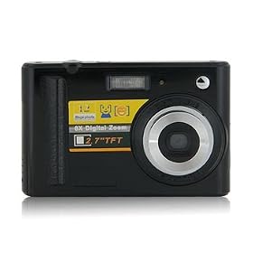 2.7 TFT Screen 5.0 Mega Pixel 8X Digital Video Camera (Black) + Worldwide free shiping