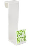 Mom Invented Potty Hook - Eliminates Clutter - Makes Bathrooms More Hygienic - Universal Size - 1.2" W x 4" H x 2.1" D
