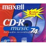 Maxell CDR74 CDR 650 M B 3PK