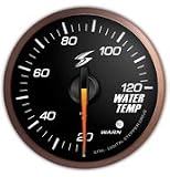 STRI Racing DSD-SLM II 52mm Water Temp Gauge White LED