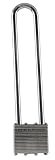 Ultra Hardware 56108 1-1/2-Inch Laminated Steel Padlock with 5 1/2-Inch Long Shackle Keyed Differently, Chrome