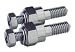 Mobilespec MS-53019 GM Style Side-Post Battery Tap - Long Midnight Chrome Each (1 Eac...