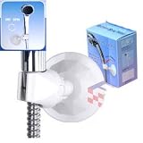 Suction fix rotatable shower head holder - fits common shower hoses (2.46 cm diameter)