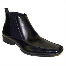Giorgio Brutini 172211 Demi Boot with Side Gores in Black by Giorgio Brutini