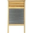 Columbus Washboard 3010 Spiral Metal Washboard, Teak 12-7/16x23-3/4 Inches