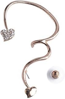Suvit Buy@Lureme Crystal Heart Ear Cuff Single Stud Earring