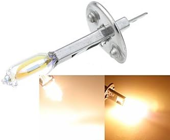 (NYY Lighting) H1 P14.5S 100W White/Plated Yellow 1650-1897LM 6000K Car Halogen Bulbs Fog Lights 12V , White