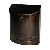 Bronze Plated Wall Mailbox