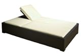 Click for more about Victoria Double Relax Wicker Sun Lounger Bed by Cadix - .