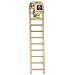 Penn-Plax 9-Step Wooden Ladder for Small Birds