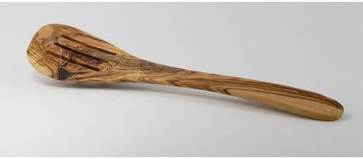 Le Souk Olivique Slotted Spatula, Olive Wood, Set of 2
