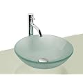 Alpenberger / Design Milchglaswaschschale � 420 mm / Milchglasschale / Glaswaschschale / Glaswaschbecken / Glas / Badezimmer / G�ste-WC