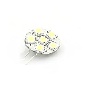 Disc Type G4 Base Side Pin 6 SMD LED 10 - 30 Volt Ac dc Under Counter Light Bulb...