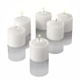 10 Hour White Unscented Votive Candles Set of 72
