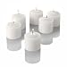 10 Hour White Unscented Votive Candles Set of 72