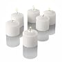 10 Hour White Unscented Votive Candles Set of 72