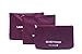 6 sets travel Organizers Packing Cubes Luggage Organizers Compression Pouches(Wine red)