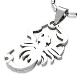 Reversible Scorpion Stainless Steel Pendant