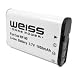 Weiss NP-90 Li-Ion Akku (3,7 V, 1950 mAh) f�r Casio Hi-Zoom Digitalkamera EX-H10 / EX-H15 / EX-FH100 / EX-H20G
