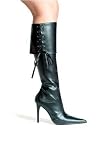Women's 435-Penn 4 Heel Knee Boot With 2 Changable Ribbons