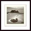 Art Poster Wood Framed Print - Shi-Shi Beach Olympic National Park - Artist: Alan Majchrowicz- Poster Size: 19 X 19