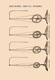 12 X 18 Stretched Canvas Poster Side-Wheel Dental Engines