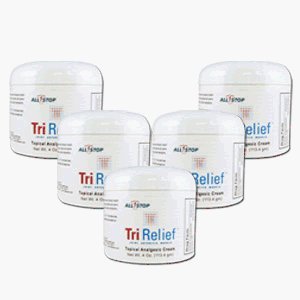 All Stop TriRelief-5 Pack :: Non-Toxic Arthritis and Carpal Tunnel Pain Relief
