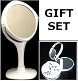 Magic Focus 5X Mirror Gift Set in White