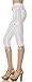 Helium London Womens Stretch Poplin Cargo Capri with Web Belt