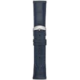 Swiss Watch International 21 MM Navy Genuine Alligator Strap #21ABT06M