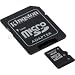 Kingston SDC4/4GB 4GB MICROSDHC MEMORY CARD WITH SD ADAPTER