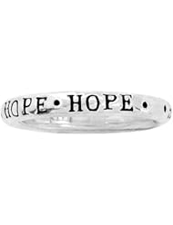 Bob Siemon Sterling Silver "Hope" Ring