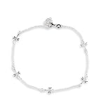 Dragonfly Round .925 Sterling Silver Ankle Bracelet