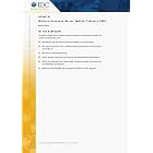 Click here to buy Western European Server Update, February 2005 by  IDC.