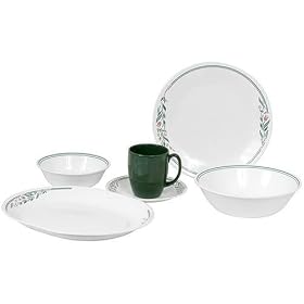 Corelle Livingware 34-Piece Set, Service for 8, Rosemarie by Corelle