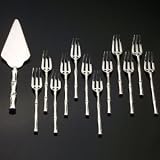 BAMBOO 13 PC CAKE SERVING SET