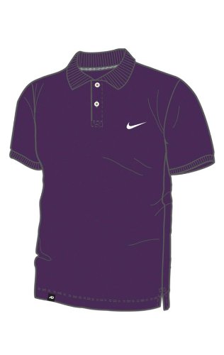 Nike Herren Polo AD Club Pique, wine/white, XXL, HN803685XXL Preisvergleich