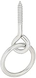 Stanley National Hardware 2062BC 5/16' x 3-1/4' Zinc Plated Hitch Ring w/Screw [並行輸入品]