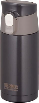 THERMOS 真空断熱ケータイマグ メタリックブラック JMX-350 MBK