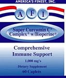 AFI Super Curcumin C3 Complex with Bioperine 1000mg Turmeric Root Extract