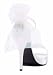 ES451-BRIDE 4.5 inch Bride Sandal Women's Size Shoe With Ankle Strap and Veil On Back Of Shoe