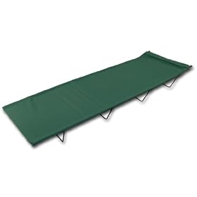 Yellowstone 4 Leg Camp Bed - Green