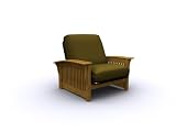 Crestridge Medium Oak Jr. Twin Chair By Elite Furniture