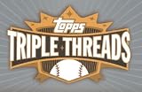 2007 Topps Triple Threads Baseball Factory Sealed Hobby Box (1 Autographed Triple Relic Card and 1 Triple Card per Box)