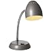 High-Intensity 40-watt Metallic Silver Desk Lamp