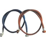 Washing Machine Hose - Hot Water Hose (Red) (length 2.5m)
